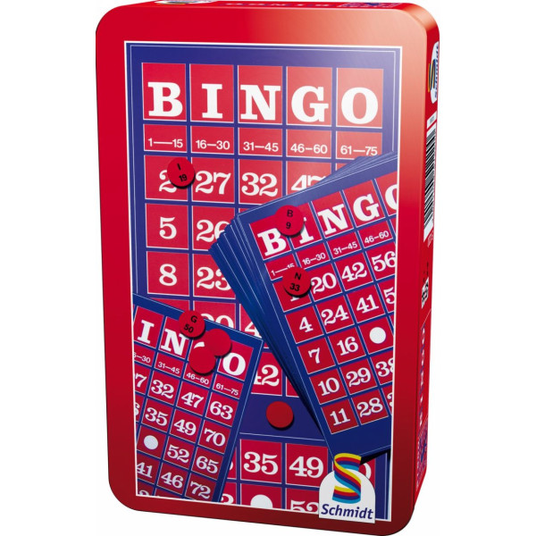 Bingo fémdobozosjáték (51220) Bingo in Metalldose