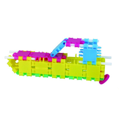 Henger építőkészlet - Csillogó (16 építmény) (CK025) Clics tube 16 constructions Glitter