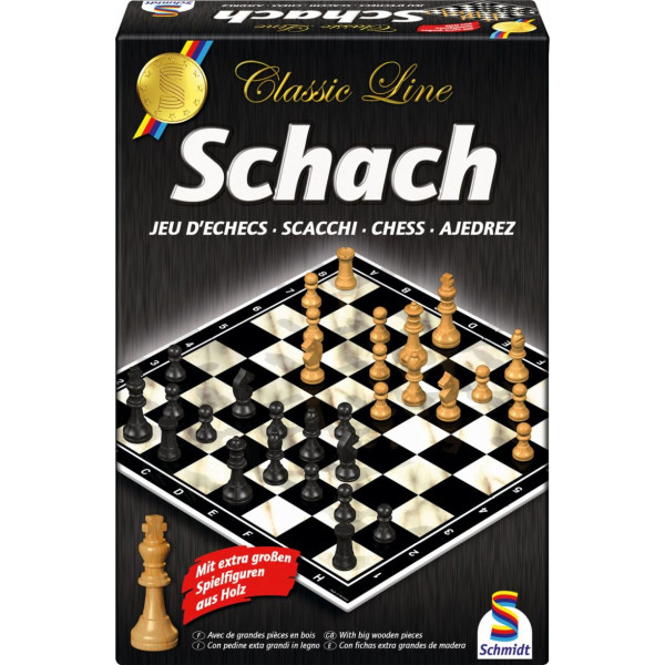 Sakk nagy figurákkal (49082) Schach, mit extra großen Spielfiguren