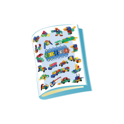 Tervrajzok - 1 és 2 csillagos feladatok (CP003) buildingplan books Clics építőjáték
