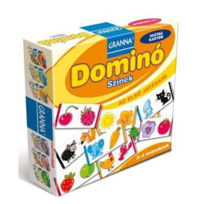Az első játékaim Domino Színek, magyar nyelvű társasjáték | Rubik kocka