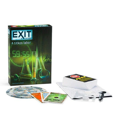 EXIT 2. - Titkos labor Társasjáték | Rubik kocka