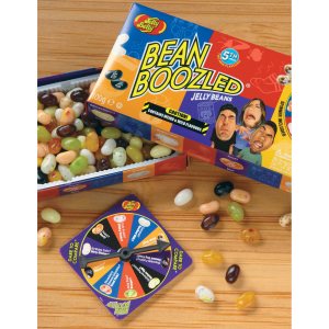 Jelly Belly, BeanBoozled társasjáték 5. generációja + 100g édesség | Rubik kocka