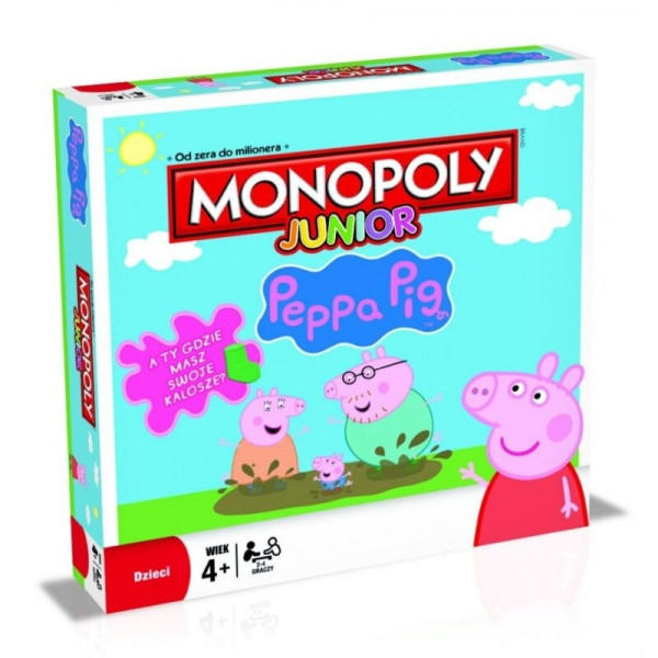 Monopoly Junior Peppa malac társasjáték | Rubik kocka