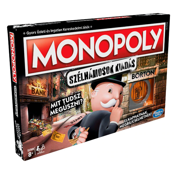 Monopoly társasjáték - Szélhámosok kiadás | Rubik kocka