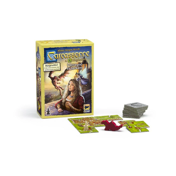 Piatnik Carcassonne 3. kieg./A hercegnők és a sárk., társasjáték | Rubik kocka