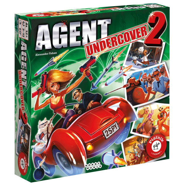 Piatnik Titkos ügynök 2. (Agent Undercover 2.), társasjáték | Rubik kocka