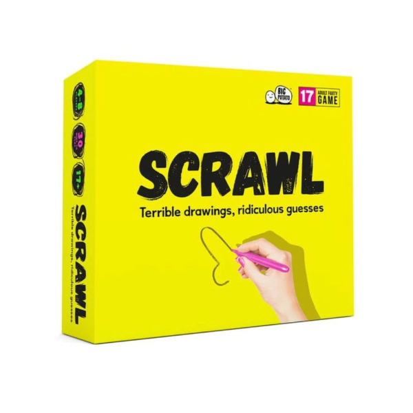 Scrawl 17+ angol nyelvű társasjáték | Rubik kocka