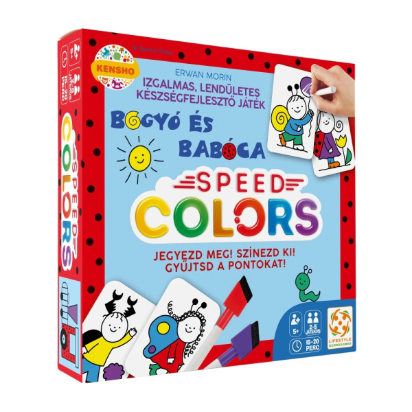 Speed Colors Bogyó és Babóca társasjáték | Rubik kocka