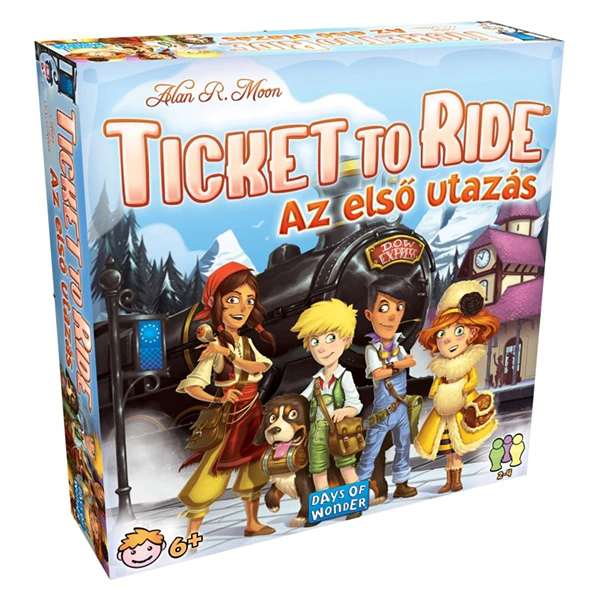 Ticket to Ride - Az első utazás Társasjáték, Magyar nyelvű | Rubik kocka
