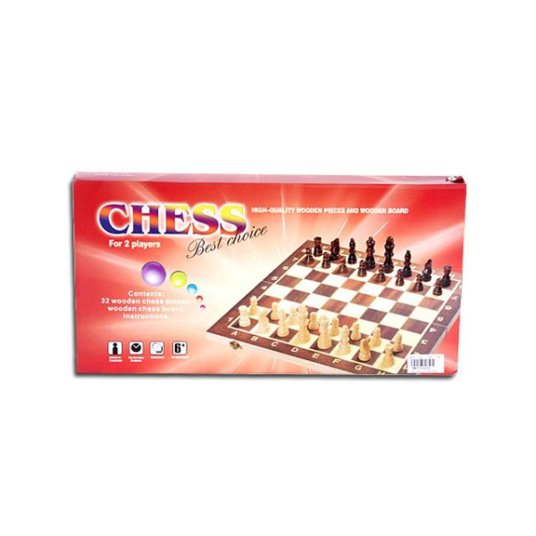 Fa sakk készlet 35x36x2cm | Rubik kocka