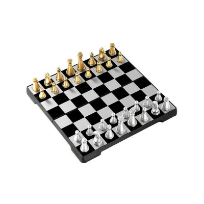 Mágneses úti sakk arany-ezüst színben | Rubik kocka