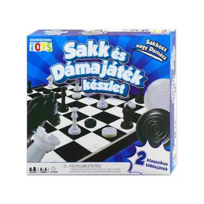 Sakk és dámajáték készlet | Rubik kocka