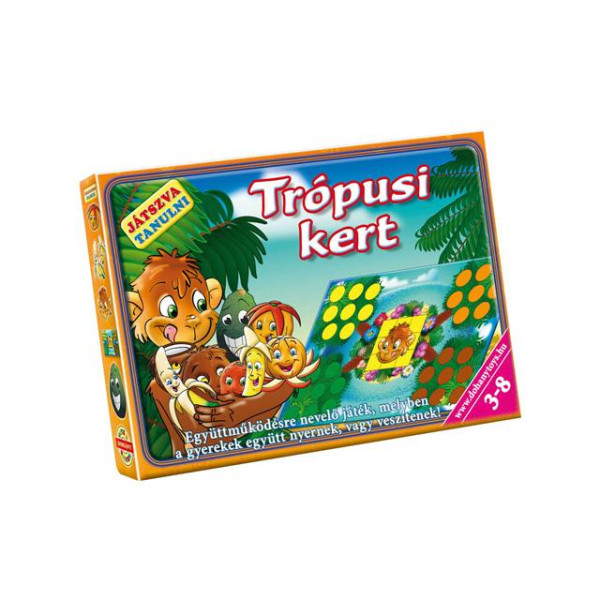 Trópusi kert készségfejlesztő társasjáték | Rubik kocka