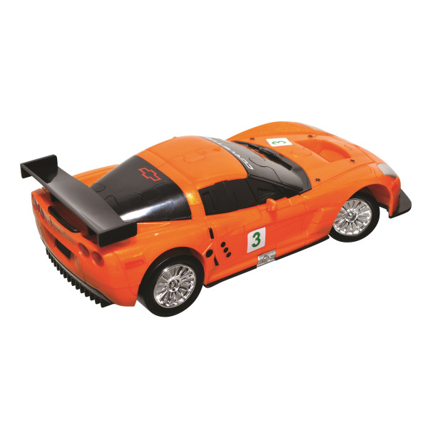 3D Puzzle - Chevrolet Corvette C6R -narancssárga