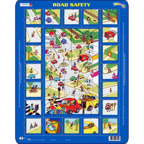 Larsen maxi puzzle 35 db-os Közlekedés OB2
